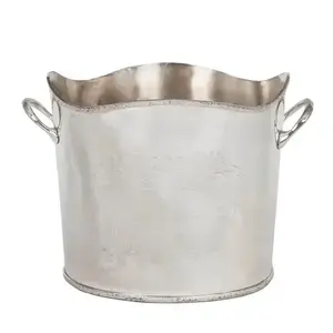 Hot Selling <b>Golden</b> Hammered for Champagne Ice Bucket Elegant Metal Wine Cooler & Chiller with Handles for Weddings and <b>Bar</b> Party - Product Image 6
