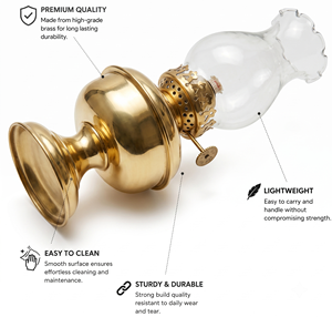 High Quality traditional brass Kerosene Lantern Home Decor Best Selling Small Table <b>Lamp</b> Antique Design chimney luxury classic - Product Image 2