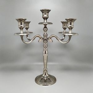 Decorative Iron <b>Candelabra</b> For Premium Living Room Styling And Beautiful Candle Display Table Arrangement - Product Image 3