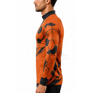 Ergonomic Fit Football <b>Compression</b> <b>Shirt</b> Quick Dry Fabric <b>For</b> Sports Training Soccer And Professional Workout Sessions - Product Image 5