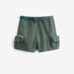 OEM Service Custom Print Logo Casual Summer Wear Cargo Shorts High Quality Oversized 100% Cotton Breathable Shorts For Men's - Product Image 2