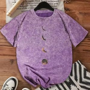 เสื้อยืดแขนสั้นผู้ชายสไตล์สตรีทแวร์ลำลอง ระบายอากาศได้ดี เป็นมิตรกับสิ่งแวดล้อม ทรงโอเวอร์ไซส์ ผ้าทอแบบพิเศษ พร้อมลายกราฟิกตามสั่ง รับผลิตแบบ OEM - Product Image 1