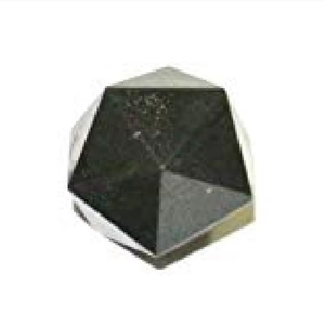 Cubo de whisky tallado en forma de icosaedro de turmalina negra de alta calidad, piedra natural, cristal curativo Reiki, piedra preciosa. - Product Image 6
