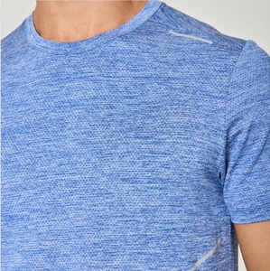 Conjunto Deportivo TriPro para Hombre, Camiseta Deportiva de Cuello Redondo, Secado Rápido, Transpirable, Poliéster/Spandex, Pantalones Cortos, Ropa Deportiva Tejida para Correr, Verano - Product Image 5