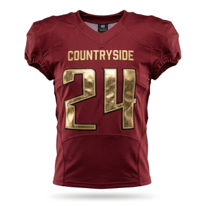 Maillot de football américain personnalisé par sublimation, respirant, uniforme unisexe pour adultes, grande taille, design unique, vêtements de football américain - Product Image 1