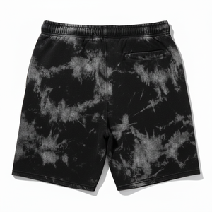 Men's <b>Tie</b> Dye 100% <b>Polyester</b> Front Logo Digital Printing Canvas Shorts Mid Waist Drawstring Casual Breathable - Product Image 2