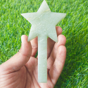 ที่ยอดเยี่ยมสีเขียว Aventurine ดาวติดมายากลสำหรับการรักษา Aventurine เพิ่มโอกาสและดึงดูดโชค - Product Image 4