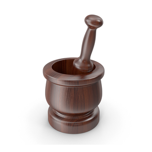 Mortier et pilon en bois faits à la main, moulin à épices naturel pour cuisine, herbes et masala, manuel, 105 mm - Product Image 4