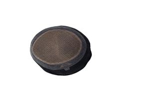 Perruque toupet Miraje Model Taz BD en cheveux humains Remy indiens avec une densité de 100%, vague profonde naturelle et vague corporelle, base en dentelle PU - Product Image 4