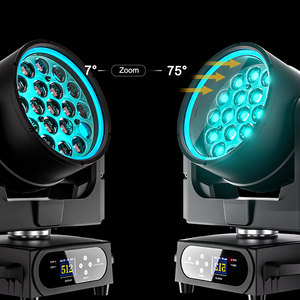 ไฟหัวเคลื่อนที่ SHEHDS IP66 รุ่น Beam 19x25W RGBW DMX512 ซูมบีม ไฟดีเจ สำหรับเวที คาราโอเกะ ปาร์ตี้ บาร์ คอนเสิร์ต - Product Image 6