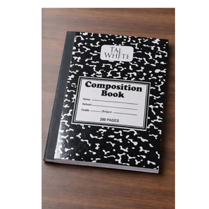 สมุดโน้ตแบบเย็บด้าย ทนทาน เหมาะสำหรับเขียนเรียงความในโรงเรียน กระดาษเส้นบรรทัดกว้าง - Product Image 1