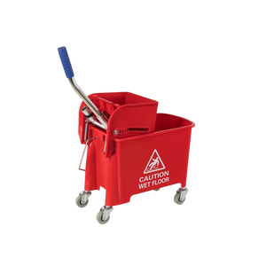 34L 2-Bucket Mop Wringer Seau Outils de nettoyage Wringer Trolley Cart - Product Image 6