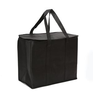 Sac fourre-tout réutilisable en coton biologique 100% avec fermeture éclair, personnalisation de la marque, sac de shopping promotionnel écologique, fabricant - Product Image 1