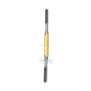 Fomon Rasp Nasal TC 21cm 8-1/4 pouces Double extrémité Fig 1/2 P 0.8mm 1.1mm Réutilisable Acier Inoxydable Chirurgical pour Rhinoplastie Osseuse Nasale - Product Image 2