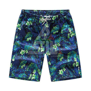 Mens Board Shorts Summer Beach Canvas 100% Polyester Knitted Mid Quick-dry Casual <b>Heat</b>-Transfer Print <b>Knee</b> Length Plus Size - Product Image 1