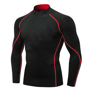 Camiseta de Compresión Deportiva Estilo Surf, Protección UV, Secado Rápido, para Deportes Acuáticos, Surf, Natación, Entrenamiento, para Hombre - Product Image 1