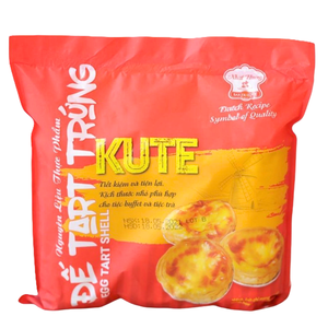 Coque de tartelette portugaise non cuite, surgelée, petite taille 720G, HALAL, pour boulangerie, fabrication vietnamienne, meilleure vente, OEM/ODM - Product Image 1