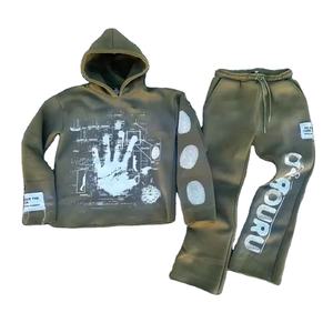 ชุดวอร์มเนื้อผ้านุ่มระบายอากาศได้ดีสำหรับผู้ชายเสื้อผ้ากีฬาสไตล์สดใส - Product Image 4