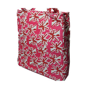 High Quality UK Print Pattern Canvas Beach Bag Large Capacity Reusable Tote Shopping Bag Durable Fashion <b>Handbag</b> for Travel - Product Image 2