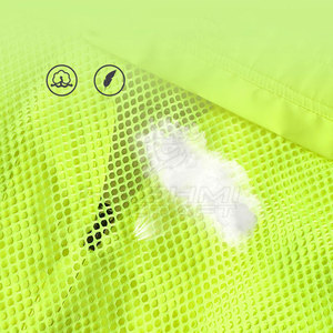 Chaleco de seguridad reflectante ajustable con cierre seguro para trabajos de construcción, mantenimiento y seguridad pública - Product Image 5