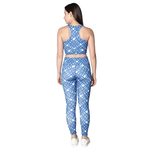 Conjunto Deportivo para Mujer, Sublimado, de Poliéster, Cintura Alta, para Gimnasio y Fitness, con Servicio OEM - Product Image 4
