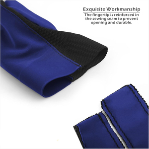 Guantes de Snooker Profesionales de Dos Dedos con Palma Texturizada de Silicona, Dorso Transpirable de Poliéster y Cierre de Velcro - Product Image 3