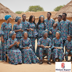 Tela de Algodón con Estampado Africano, Tela Ankara Kitenge Ghana para Confección de Vestidos, Costura, Manualidades, Moda Textil - Product Image 1