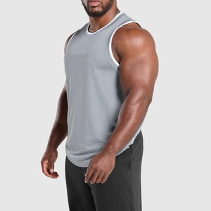 เสื้อกล้ามออกกำลังกายผู้ชายปี 2026 ผ้าตาข่ายระบายอากาศ เสื้อกีฬาแห้งเร็ว รับสกรีนโลโก้ ขายส่ง - Product Image 3