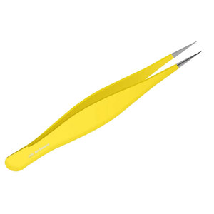 Pinzas de Cejas de Acero al Carbono Resistentes y Duraderas con Diseño Ergonómico, Punta Inclinada de Precisión para Uso Facial - Product Image 2