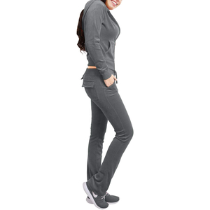 Premium Women's Velvet Fabric Spandex/Polyester Streetwear Jogger <b>Set</b> for Fitness Gym Training <b>Waterproof</b> & Breathable - Product Image 4