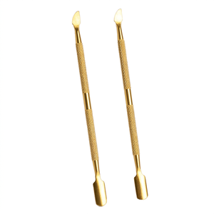 Pousse-cuticules double embout en plastique TEEJAY pour manucure, réutilisable, design double tête, couleur blanche, logo personnalisé - Product Image 5