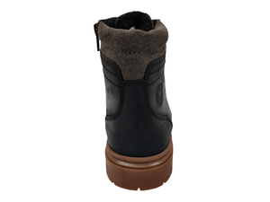 Botas Chelsea para Hombre Grant, Parte Superior de Cuero Milled, Entresuela de Piel de Oveja, Forro de Malla, Forro de PU, Suela de TPR, Cómodas, Suaves, Punta Cerrada, Sin Cordones - Product Image 2