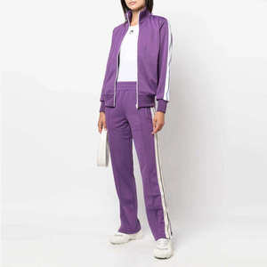 Pantalon de survêtement évasé pour femme, style le plus récent, décontracté, pour l'hiver, avec logo personnalisé, couleur unie, nouvelle collection du fabricant - Product Image 3