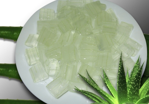 Feuilles d'aloe vera coupées en dés en sirop léger-matériau en gel de pulpe pour boisson - Product Image 2