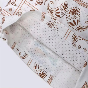 Achetez maintenant des shorts de course en mesh pour hommes, design imprimé personnalisé, respirants, pour la remise en forme, vêtements d'été, shorts OEM ODM, fournisseur en gros - Product Image 2