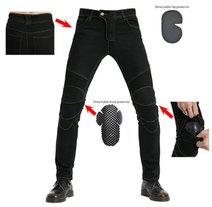 Best-selling fall-resistant Biker Pants With Cover Off-<b>road</b> Standard Protective Gear Motorcycle Riding Jeans OEM Service - Product Image 1