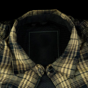 เสื้อเชิ้ตผ้าฟลานเนลสำหรับขี่มอเตอร์ไซค์-โพลีเอสเตอร์/ผ้าฝ้าย กันน้ำ กันลม ทนไฟ และป้องกันรังสียูวี ยกระดับสไตล์ลำลองของคุณ - Product Image 6