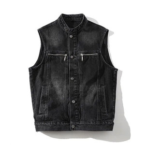 Chaleco Vaquero para Hombre, Ropa de Invierno, Transpirable, Estilo Casual, Ajuste Cómodo, Servicio OEM, Uso Diario - Product Image 3
