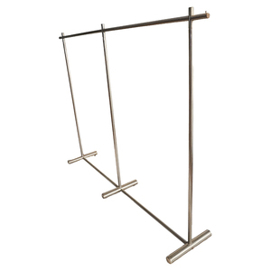 Bros Display Foldable Portable Metal Clothing Rack Luxury Modern Heavy Duty Retail Display Stand Garment Rack OEM ODM Vietnam - Product Image 2