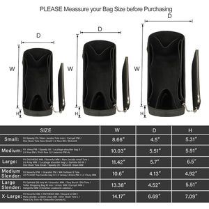Handbag Organizer Insert <b>Bag</b> Organizer Insert Speedy Compatible Organizer Insert for and Handbags <b>Bag</b> <b>Charms</b> Product Category - Product Image 3