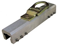 Base d'ancrage de toit à joint debout de 12 po pour protection antichute, en aluminium 6061-T6, filetage 3/8"-16, ajustement universel, bloc d'ancrage de toit métallique