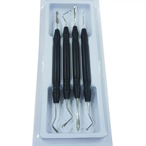 ชุดอุปกรณ์ขูดวัสดุอุดฟันแบบแมนนวล 4 ชิ้น ยี่ห้อ Bone Bridge Instruments สำหรับฟันหลัง ทำจากสแตนเลส ได้รับการรับรองมาตรฐาน CE - Product Image 3