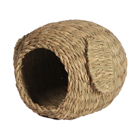 Maison naturelle faite à la main pour lapin et chat-Maison pour animaux de compagnie tissée à la main pour la vente en gros d'accessoires pour animaux de compagnie