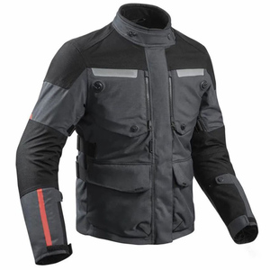 Motorbike Cardura Riders Racing Safety Waterproof <b>Jacket</b> <b>Canvas</b> Winter Front Zipper Eco-Friendly Lightweight Black - Product Image 1