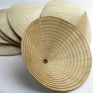 Sombreros de hoja cónica tradicional vietnamita, sombrero de playa para exteriores, regalos de recuerdo, precio más barato - Product Image 5