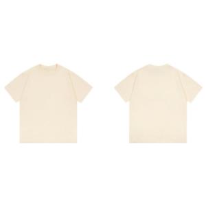 เสื้อยืดคอกลมทรงโอเวอร์ไซส์ผ้าคอตตอน 100% พรีเมียมสำหรับผู้ชาย พิมพ์ลายสกรีนตามสั่ง เนื้อผ้าถักหนา - Product Image 2