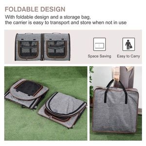 Zaino Trasportino Lusso Casual per Gatti, Borsa da Viaggio Portatile con Chiusura a Cerniera e Fantasia Animale per Proprietari di Gatti in Movimento - Product Image 5