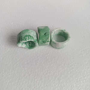 Anneaux de serviette en corne haut de gamme pour la décoration et les accessoires de vaisselle élégante de fête de restaurant à la maison - Product Image 5