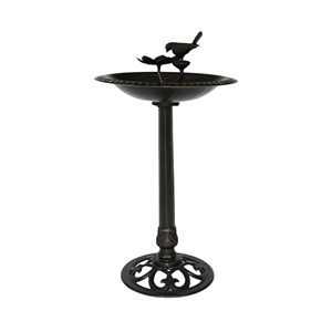 Ornement de jardin élégant en aluminium et en fer pour l'extérieur, bain à oiseaux - Product Image 6