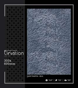 Azulejo de Pared de Porcelana Moderno de Alta Profundidad, 300x600mm, 30x60cm, 12x24, Acabado Mate, Texturizado, Cerámico, Decorativo para Interiores - Product Image 2